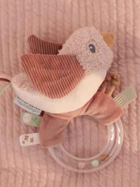 Hochet - LITTLE DUTCH lapin Baby Bunny+oiseau Flower & butterfly+poule Little Farm 7 - vertbaudet enfant 