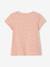 T-shirt imprimé animation relief fille écru+rose poudré 7 - vertbaudet enfant 