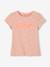 T-shirt imprimé animation relief fille écru+rose poudré 6 - vertbaudet enfant 