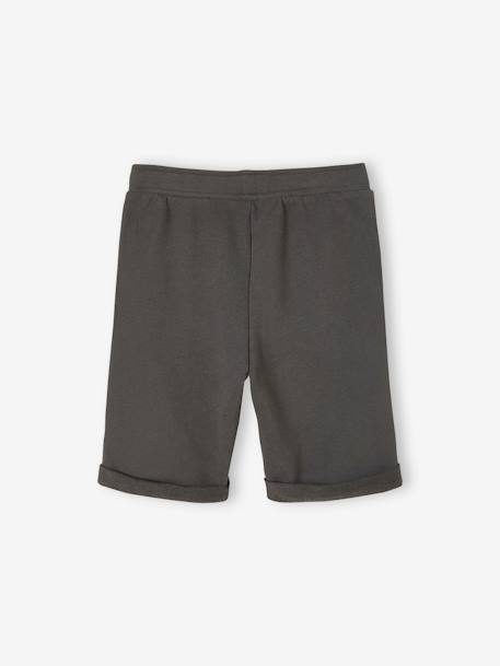 Bermuda Basics garçon en molleton anthracite+BLEU CANARD+marine grisé+noix de pécan 3 - vertbaudet enfant 