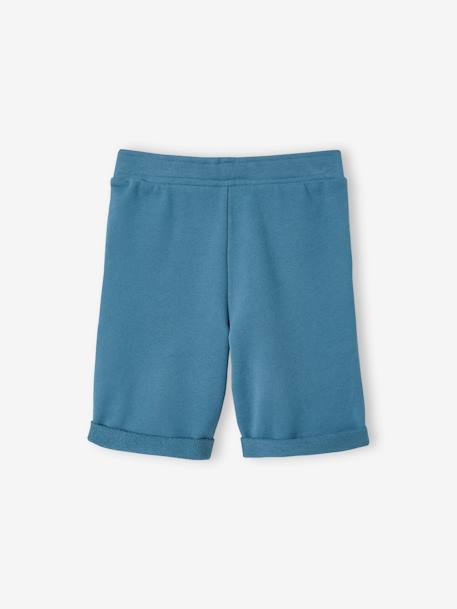 Bermuda Basics garçon en molleton anthracite+BLEU CANARD+marine grisé+noix de pécan 6 - vertbaudet enfant 