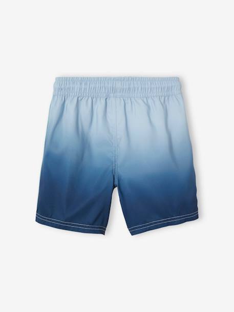 Short de bain dip-dye garçon bleu jean imprimé 5 - vertbaudet enfant 