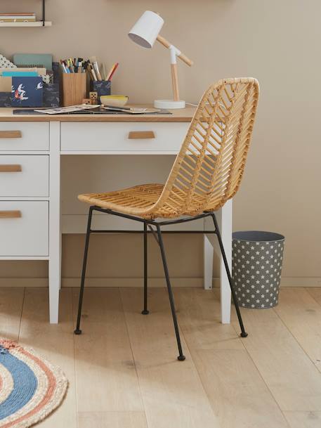 Chaise en rotin primaire Kana naturel 3 - vertbaudet enfant 