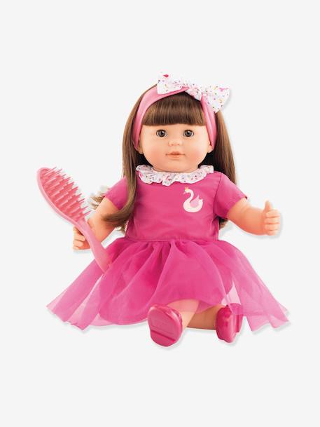 Grande poupée Alice + brosse COROLLE rose+rose bonbon 3 - vertbaudet enfant 