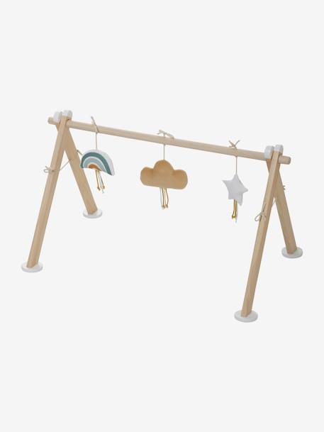 Portique en bois FSC® Hanoï+rose 1 - vertbaudet enfant 