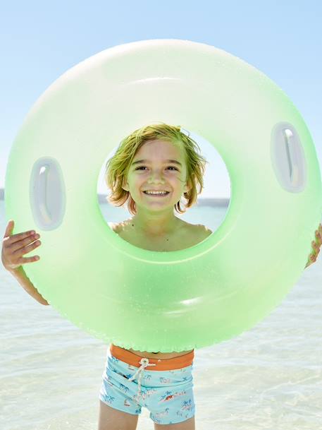 Boxer de bain imprimé garçon bleu glacier 6 - vertbaudet enfant 