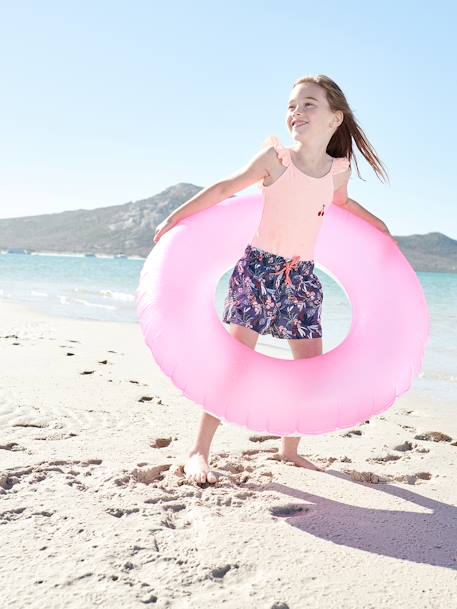 Maillot de bain 1 pièce fille 'playa' corail 2 - vertbaudet enfant 