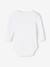 Lot de 3 bodies bébé en coton bio manches longues ouverture US BASICS lot blanc 3 - vertbaudet enfant 