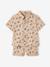 Ensemble chemise et short bébé taupe clair imprimé 2 - vertbaudet enfant 