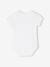 Lot de 5 bodies en interlock bébé manches courtes ouverture US BASICS lot blanc 3 - vertbaudet enfant 