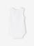 Lot de 5 bodies débardeur bébé en interlock BASICS lot blanc 3 - vertbaudet enfant 