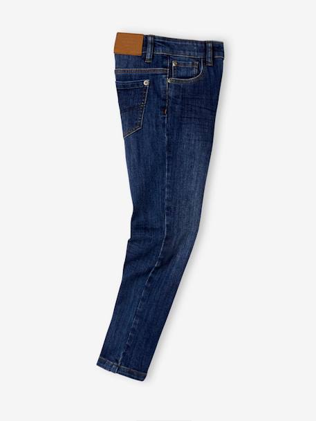 Jean slim indestructible 'waterless' garçon denim brut+stone 3 - vertbaudet enfant 