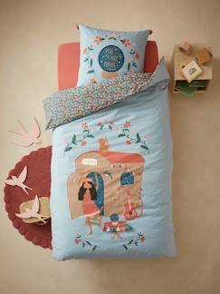 Parure housse de couette + taie d'oreiller enfant GIPSY ROULOTTE  - vertbaudet enfant