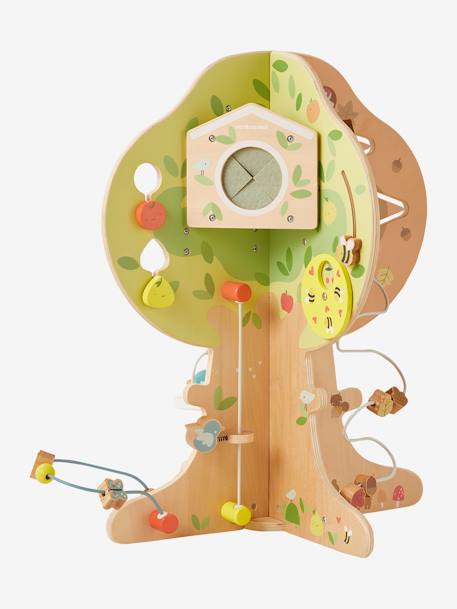 Arbre d'activités en bois FSC® multicolore+vert 7 - vertbaudet enfant 