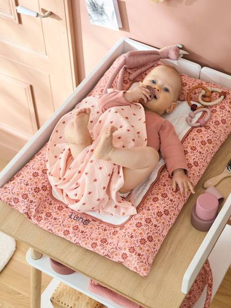 Matelas à langer personnalisable HAPPY BOHÈME rose 7 - vertbaudet enfant 