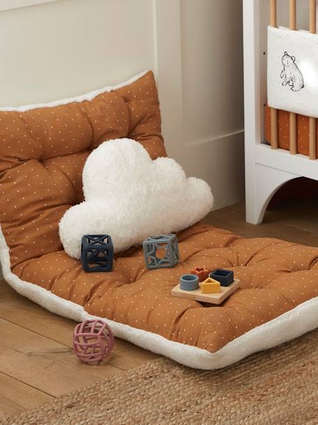 Coussin Nuage en sherpa ecru 3 - vertbaudet enfant 