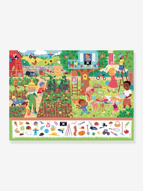 Puzzle 60p - Au Jardin - Cherche et Trouve - NATHAN blanc 2 - vertbaudet enfant 