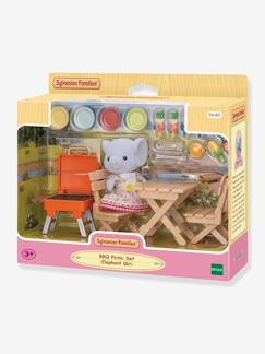 Jouet-Jeux d'imagination-La Fille Eléphant et son set de pique-nique - SYLVANIAN FAMILIES