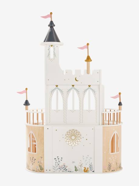 Château de princesse pour poupées mannequins en bois FSC® blanc 6 - vertbaudet enfant 