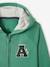 Sweat à capuche zippé style collège garçon VERT MOYEN 4 - vertbaudet enfant 