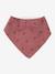 Lot de 3 bavoirs bandanas en gaze de coton / éponge rose grenier 2 - vertbaudet enfant 