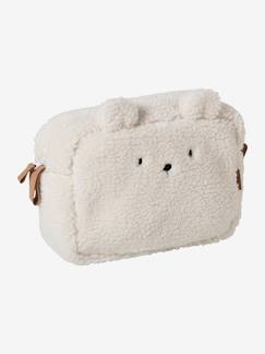 -Trousse de toilette en sherpa Ourson PETIT NOMADE