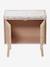 Table à langer cannage et bois FSC® POÉSIE blanc+ROSE CLAIR UNI 15 - vertbaudet enfant 