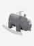 Rhinocéros à bascule FSC® GRIS CLAIR UNI AVEC DECOR 1 - vertbaudet enfant 