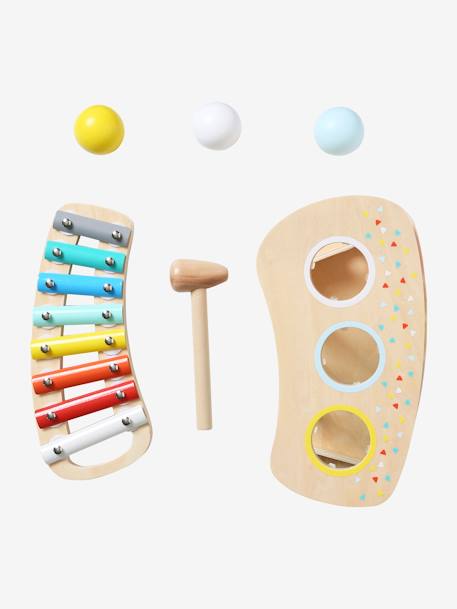 Tap tap xylophone 2 en 1 en bois FSC® multicolore 4 - vertbaudet enfant 