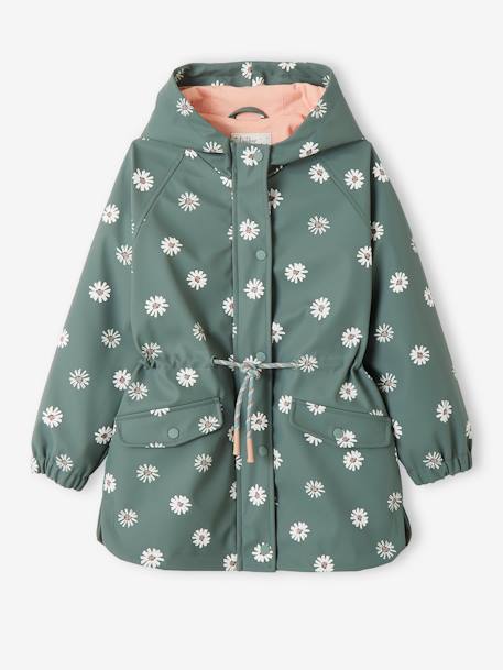 Fille-Manteau, veste-Ciré, trench-Ciré à capuche motifs magiques fille