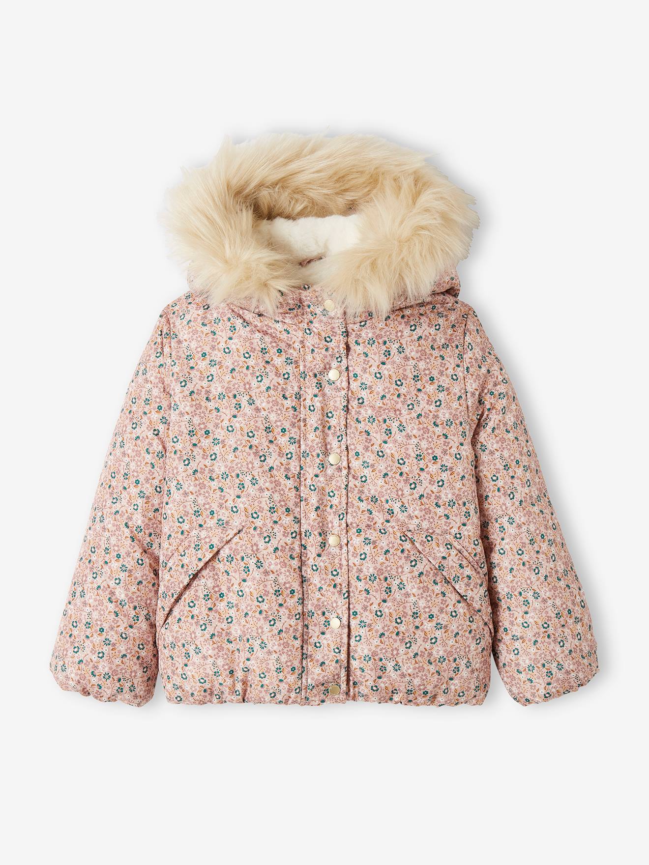 Manteau discount fille vertbaudet