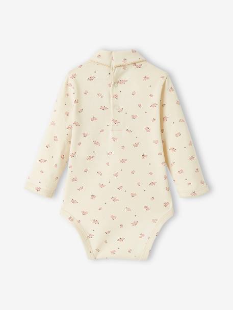 Lot de 2 bodies manches longues bébé col roulé rose 4 - vertbaudet enfant 