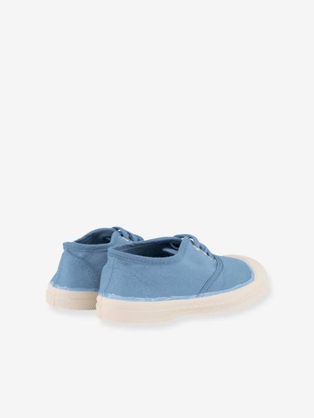 Tennis à lacets coton enfant BENSIMON® blanc+bleu jean+kaki+marine 6 - vertbaudet enfant 