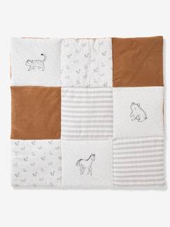 -apis de sol / Fond de parc patchwork coton et velours PETIT NOMADE