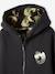 Sweat zippé doublé sherpa camouflage garçon. anthracite 3 - vertbaudet enfant 