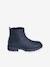 Boots fantaisie paillettes fille bleu marine 2 - vertbaudet enfant 