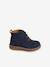 Bottines lacées cuir bébé bleu marine 2 - vertbaudet enfant 