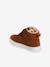 Baskets Mid fourrées bébé mixte en cuir marron clair 3 - vertbaudet enfant 