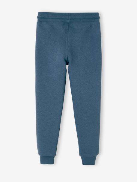 Pantalon jogging Basics garçon en molleton dark bleu ardoise+gris moyen chiné+marine chiné+noir chiné+vert sapin 5 - vertbaudet enfant 