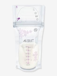 Puériculture-Allaitement-Accessoires allaitement-Lot de 25 sachets de conservation pour lait maternel Philips AVENT