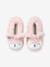 Chaussons fille esprit peluche rose pale 2 - vertbaudet enfant 