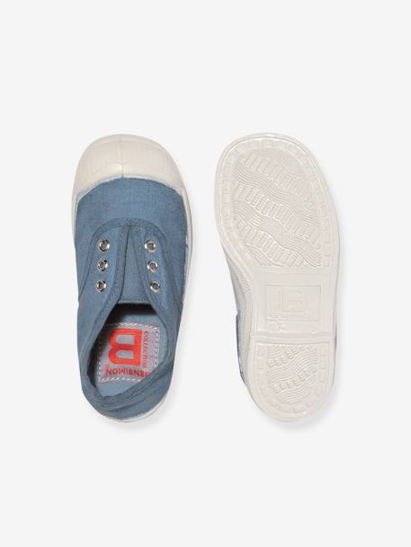 Tennis coton enfant Elly BENSIMON® beige+bleu jean+kaki+marine 6 - vertbaudet enfant 