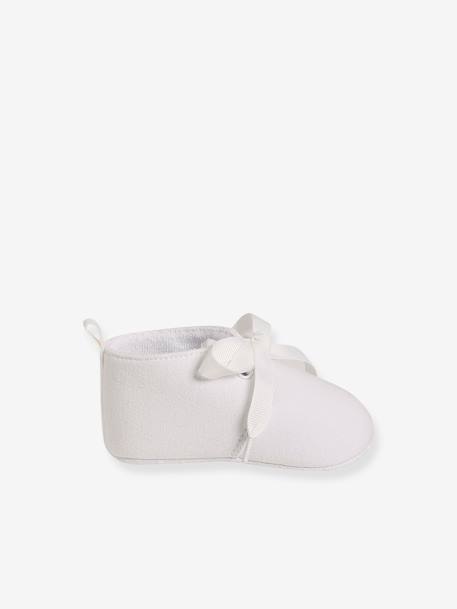 Chaussons souples bébé mixte blanc 3 - vertbaudet enfant 