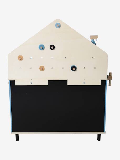 Grand établi de bricolage en bois FSC® et métal bleu 10 - vertbaudet enfant 