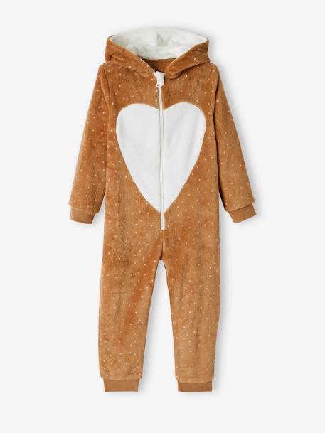 Combi-pyjama renarde fille MARRON CLAIR 2 - vertbaudet enfant 