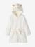 Robe de chambre chat personnalisable  fille en maille peluche ivoire 2 - vertbaudet enfant 