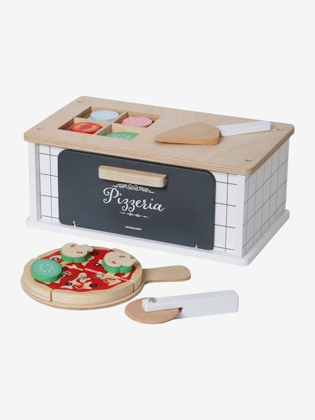 Four à pizza en bois FSC® beige 2 - vertbaudet enfant 