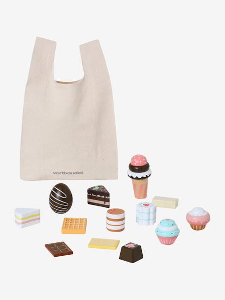 Sac de gâteaux et chocolats en bois FSC® beige 5 - vertbaudet enfant 