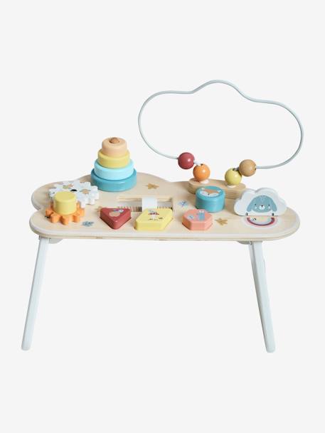 Table basse d'activités Nuage Les amis de la Forêt en bois FSC® blanc 5 - vertbaudet enfant 