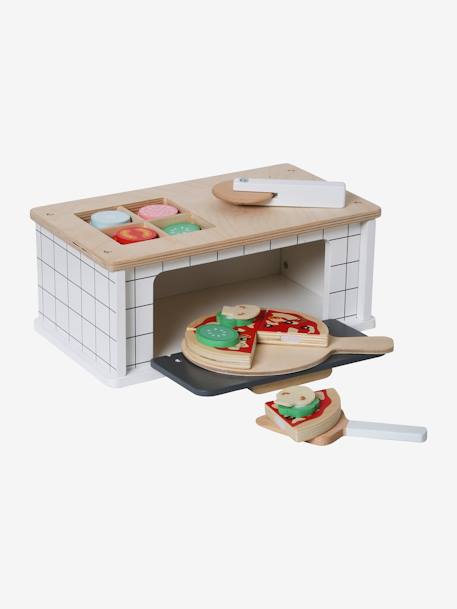 Four à pizza en bois FSC® beige 1 - vertbaudet enfant 